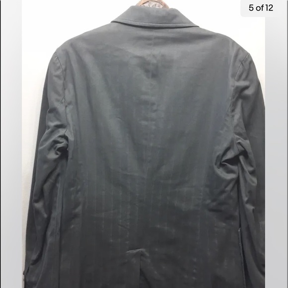 Guess Jeans Men’s Sport Jacket Blazer Khaki Green 2 Button M - Picture 8 of 13